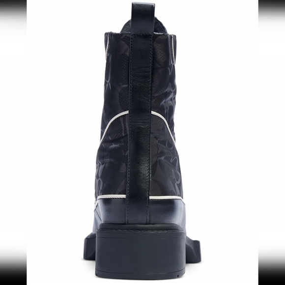 NWT COACH Lug Sole Snow Boot Ankle Boots Signature Monogram Coach Winter Boot - Picture 14 of 16